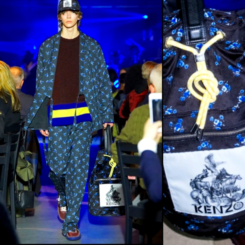 Nwot RARE kenzo Memento Collection 1 katana floral jacket M/L
